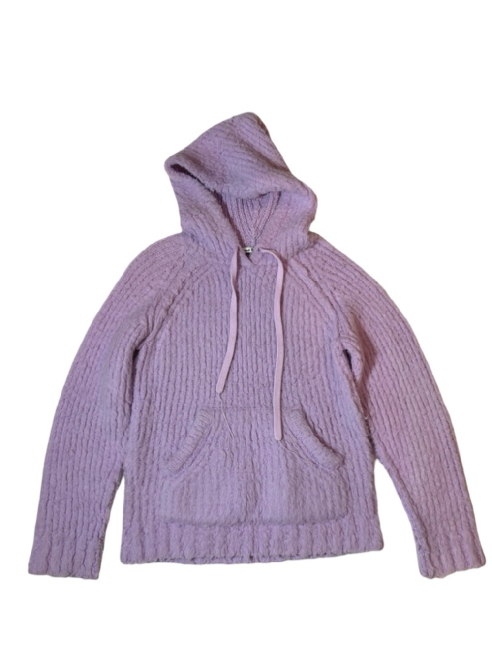 Acne Studios Fluffy Hoodie Fuzzy Wool Knit Sweater Lavender Lilac XXS XS
